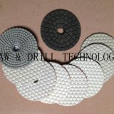5'' diamond dry flexible polishing pad