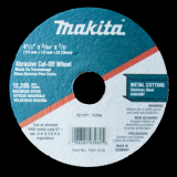 Makita 4-1/2" Cut-off Wheel