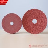 5" round hole ceramic abrasive fiber disc