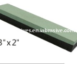 Green/Black silicon carbide combination sharpening stone