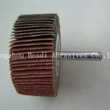 aluminium oxide  mounted flap wheels with sanding paper