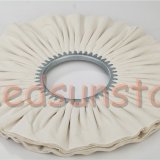 Bias cloth polishing wheel