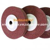 Durable workpiece weld surface cutting and grinding wheel disc